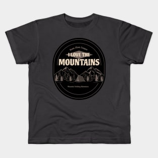 Roam, Climb, Conquer: Mountain Trekking Adventures Kids T-Shirt